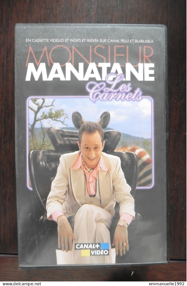 VHS Monsieur Manatane Les Carnets Benoit Poelvoorde Canal + Video 1998 - Rare ! - Series Y Programas De TV