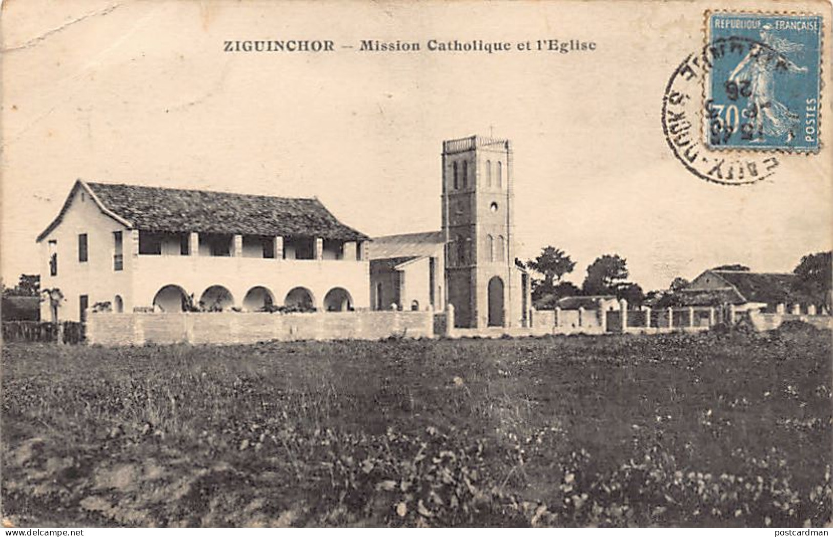 Sénégal - ZIGUINCHOR - Mission Catholique Et L'église - Ed. Inconnu  - Senegal