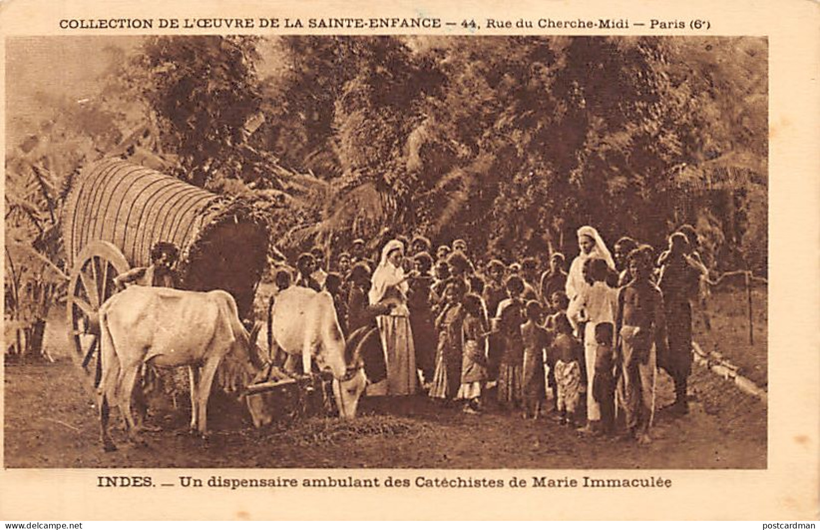 India - A Dispensary Of The Catechists Of Mary Immaculate - Publ. Oeuvre De La Sainte-Enfance  - India