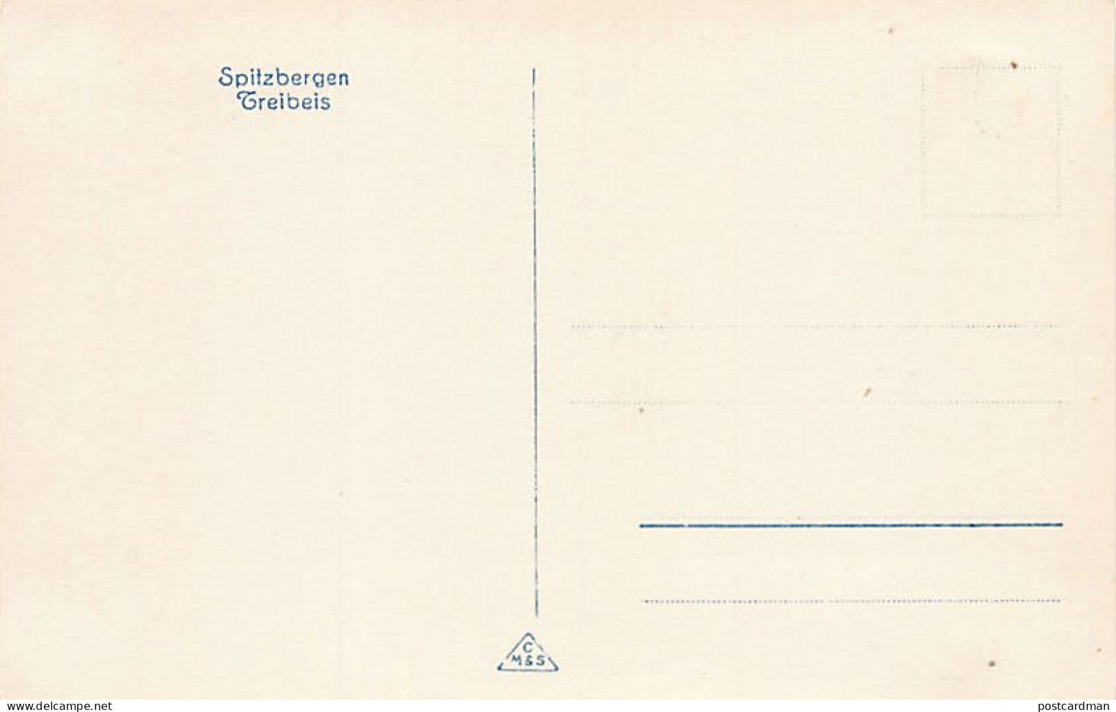 Norway - Svalbard - Spitzbergen - Drift Ice - Publ. Carl Müller & Sohn - Norwegen