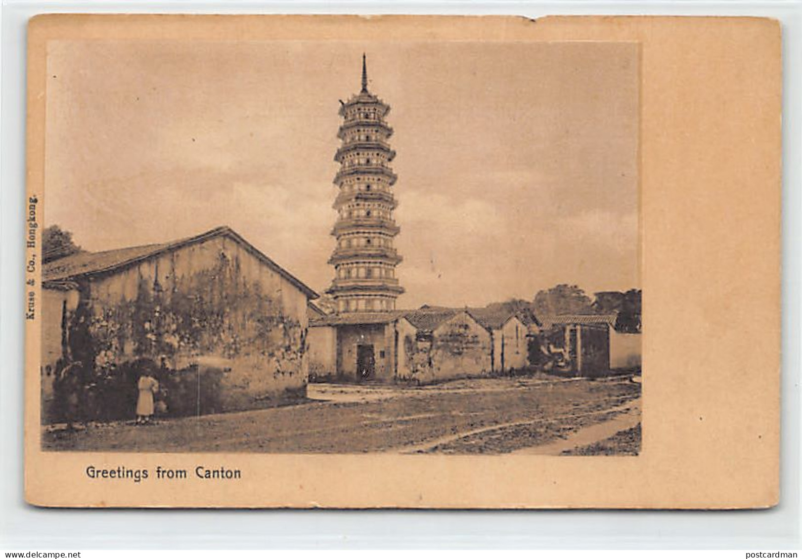 China - GUANGZHOU Canton - Pazhou Pagoda - SEE SCANS FOR CONDITION - Publ. Kruse & Co.  - China