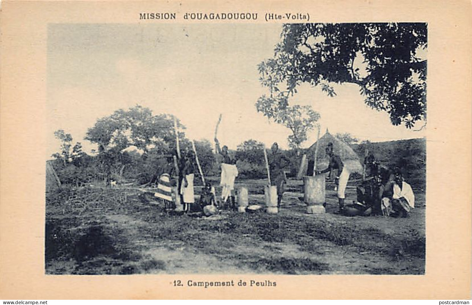 Burkina Faso - Campement De Peuhls - Ed. Mission D'Ouagadougou 12 - Burkina Faso
