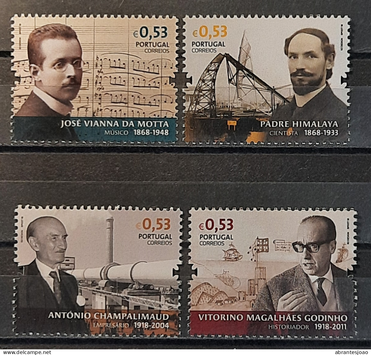 2018 - Portugal - MNH - Personalities Of History And Culture - 13th Group - 7 Stamps - Nuevos
