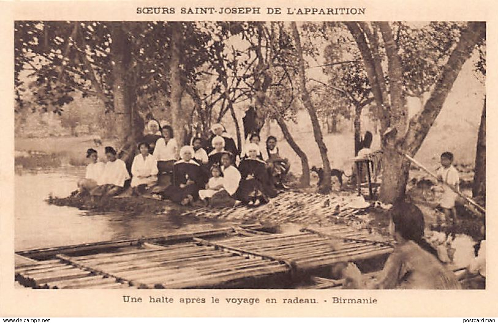 BURMA - A Stopover After The Raft Trip - Publ. Soeurs Saint-Joseph De L'Apparition - Myanmar (Burma)