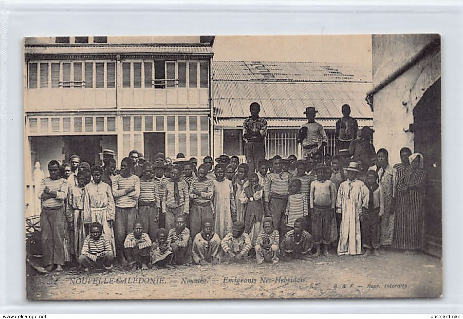 Nouvelle-Calédonie - NOUMÉA - Emigrants Néo-Hébridais - Ed. B. & F. 52 - Nouvelle Calédonie