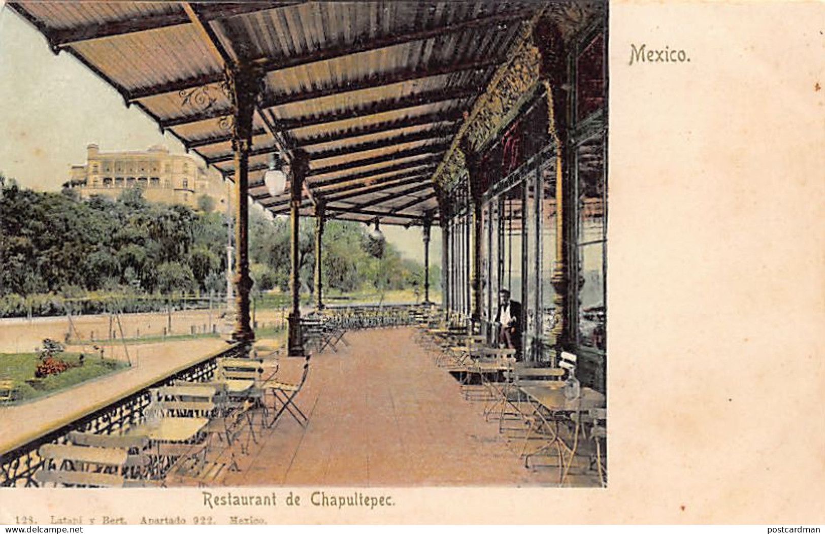 CIUDAD DE MÉXICO - Restaurant De Chapultepec - Ed. Latapi Y Bert 128 - Mexico