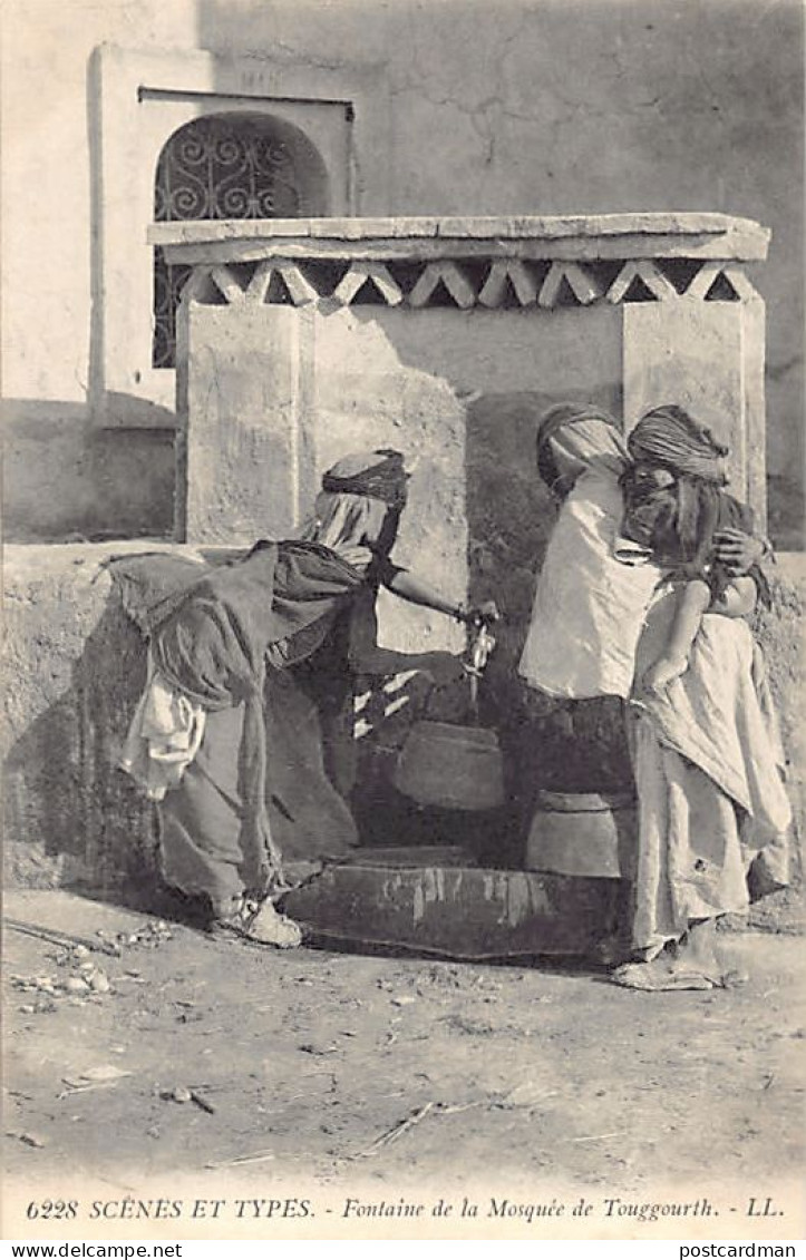 Algérie - Porteuses D'eau à La Fontaine De La Mosquée De Touggourth - Ed. L.L. L - Oran