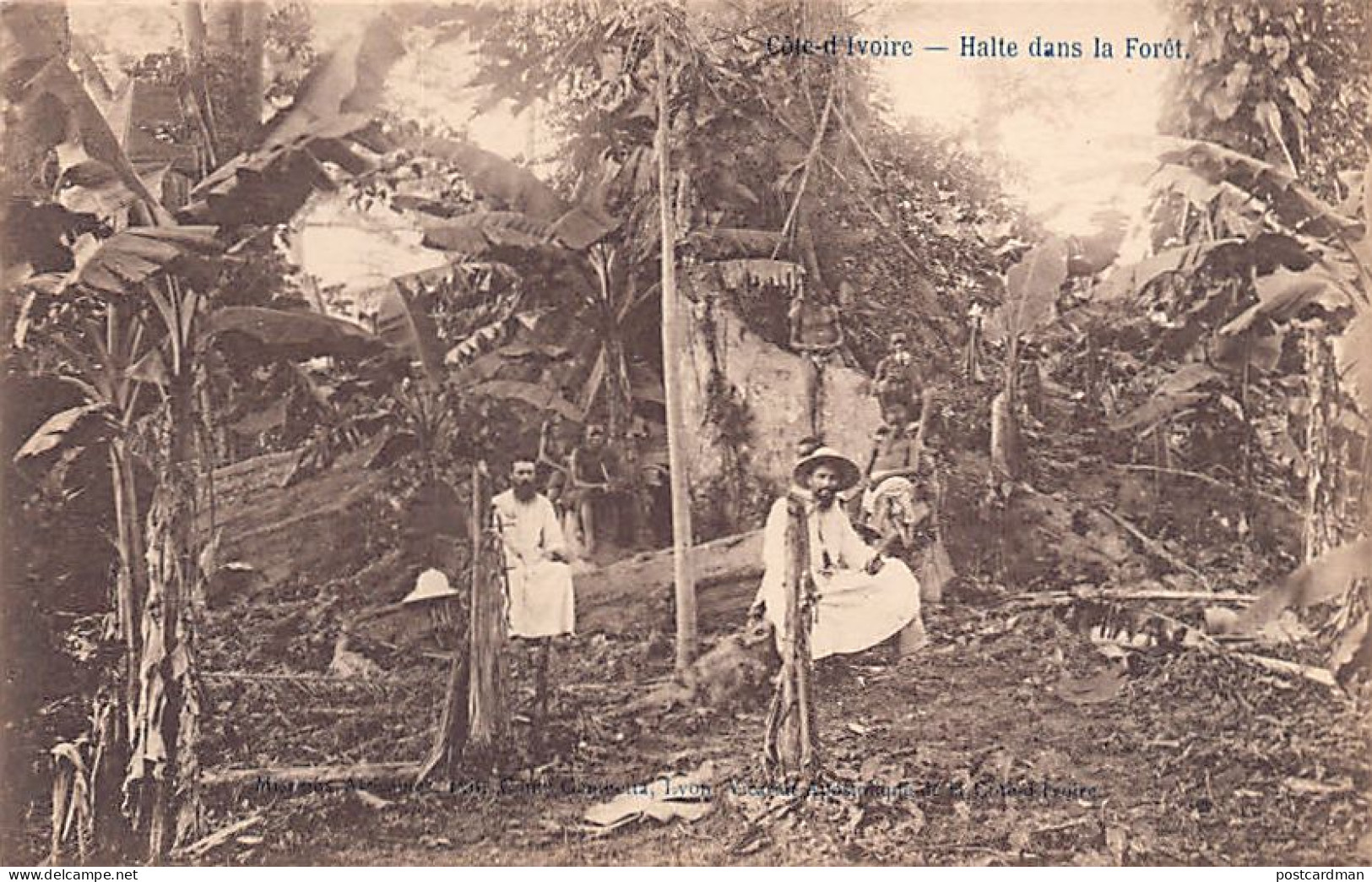 Côte D'Ivoire - Halte De Missionnaire Dans La Forêt - Ed. Missions Africaines  - Costa D'Avorio