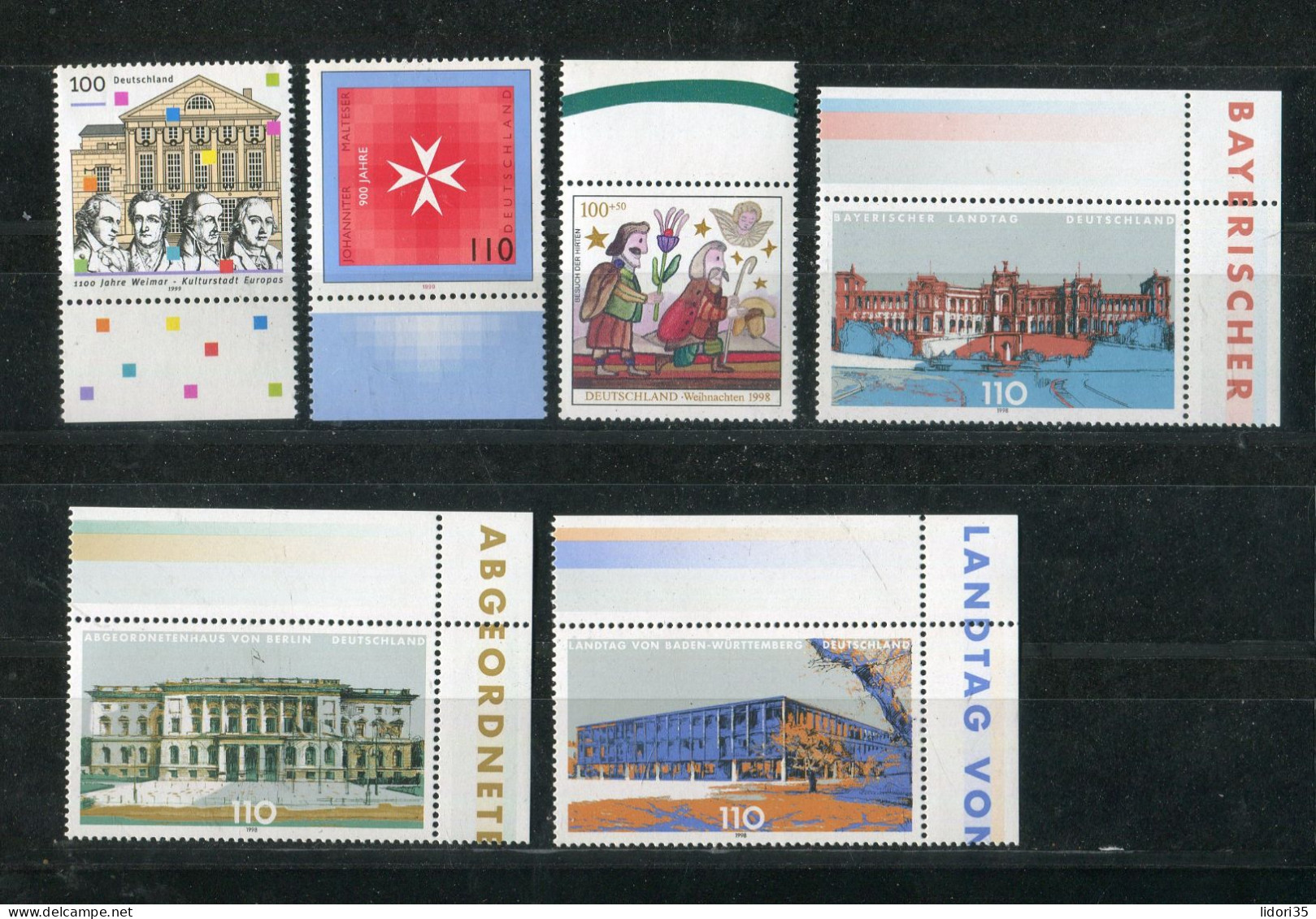 "DEUTSCHLAND" Partie Mit Verschiedenen Ausgaben **, Vgl. Fotos (L1209) - Lots & Kiloware (mixtures) - Max. 999 Stamps