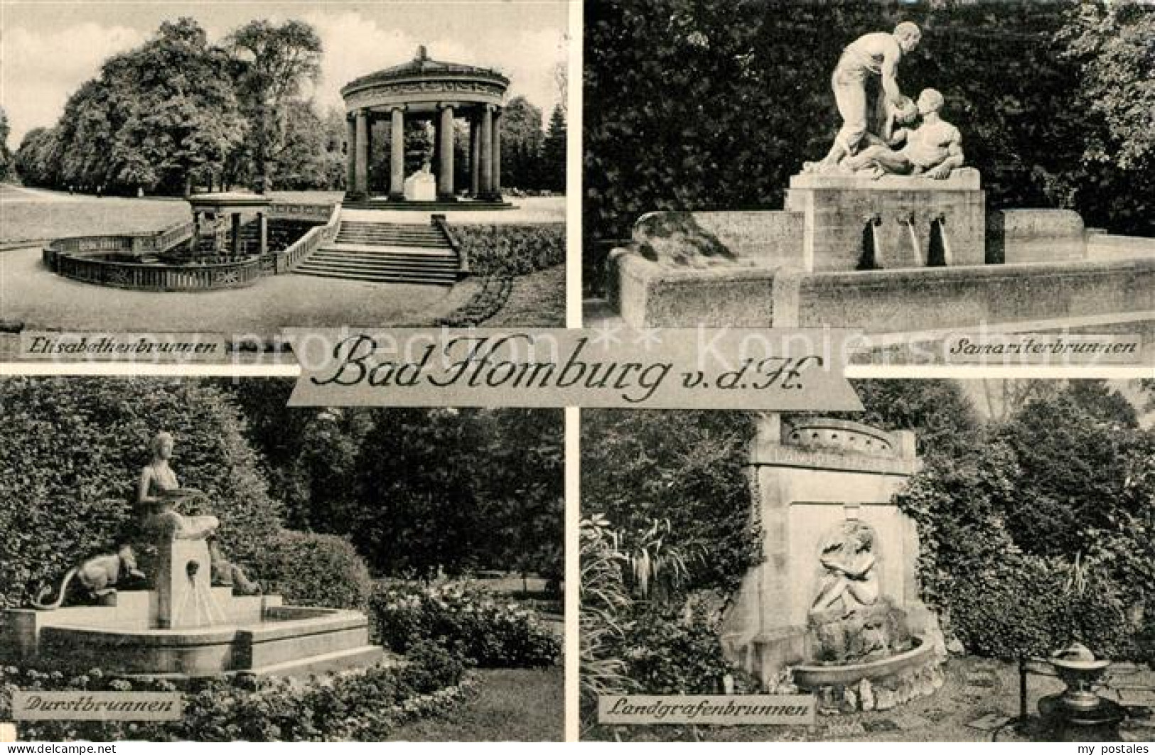 73334182 Bad Homburg Elisabethenbrunnen Samariterbrunnen Durstbrunnen Landgrafen - Bad Homburg