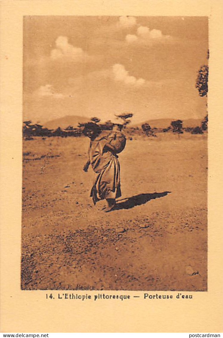 Ethiopia - DIRE DAWA - Water Carrier - Publ. Printing Works Of The Dire Dawa Catholic Mission - Photographer P. Baudry 1 - Ethiopie