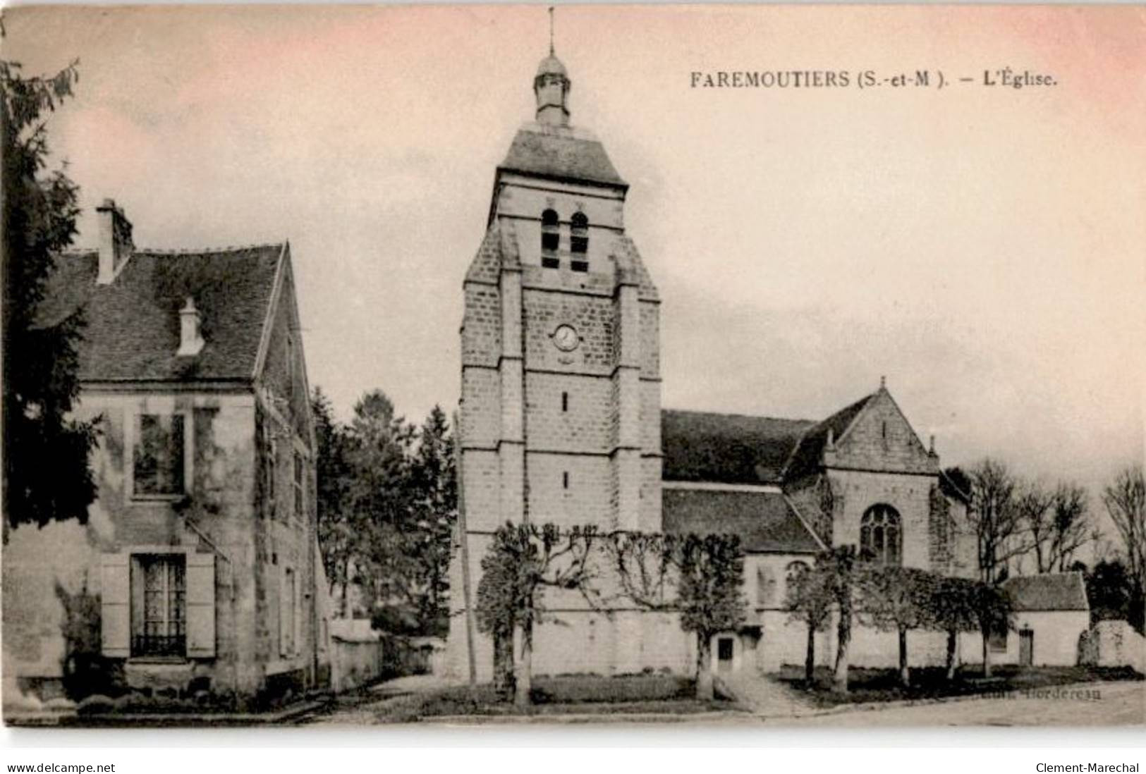 FAREMOUTIERS: L'église - état - Faremoutiers