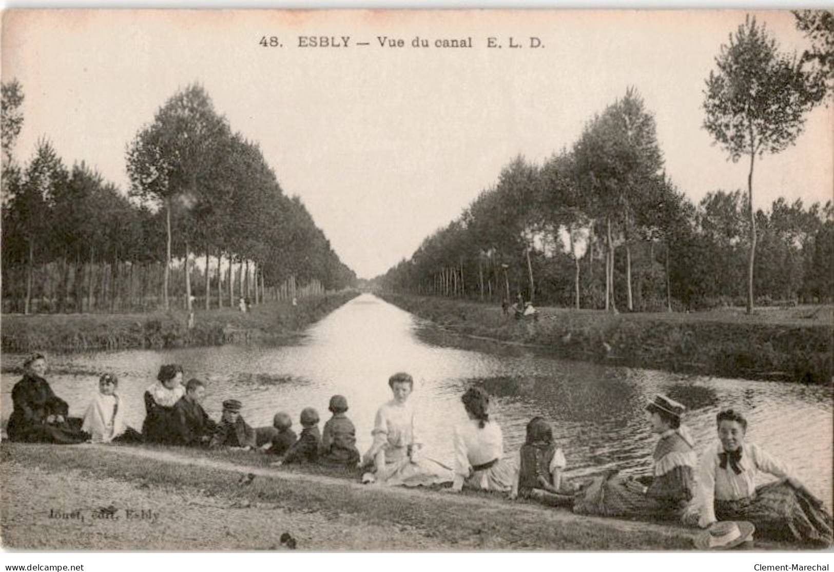 ESBLY: Vue Du Canal - Très Bon état - Esbly