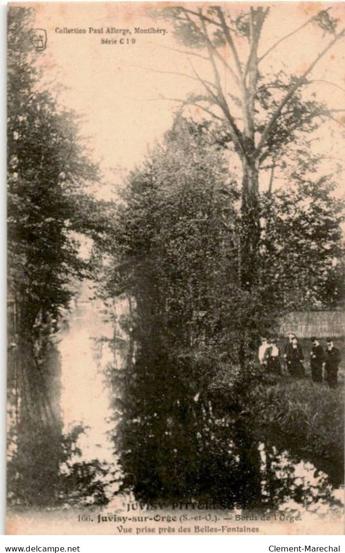 JUVISY-sur-ORGE: Bords De L'orge Vue Prise Près Des Belles-fontaines - état - Juvisy-sur-Orge