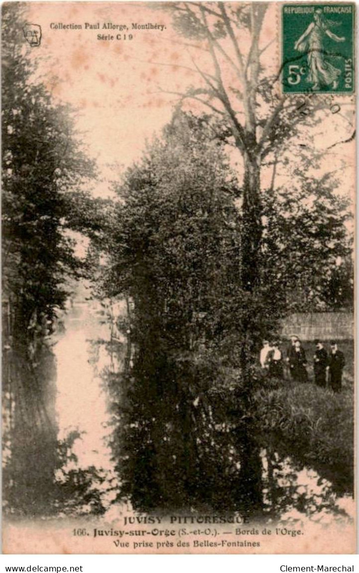 JUVISY-sur-ORGE: Bords De L'orge Vue Prise Près Des Belles-fontaines - Bon état - Juvisy-sur-Orge