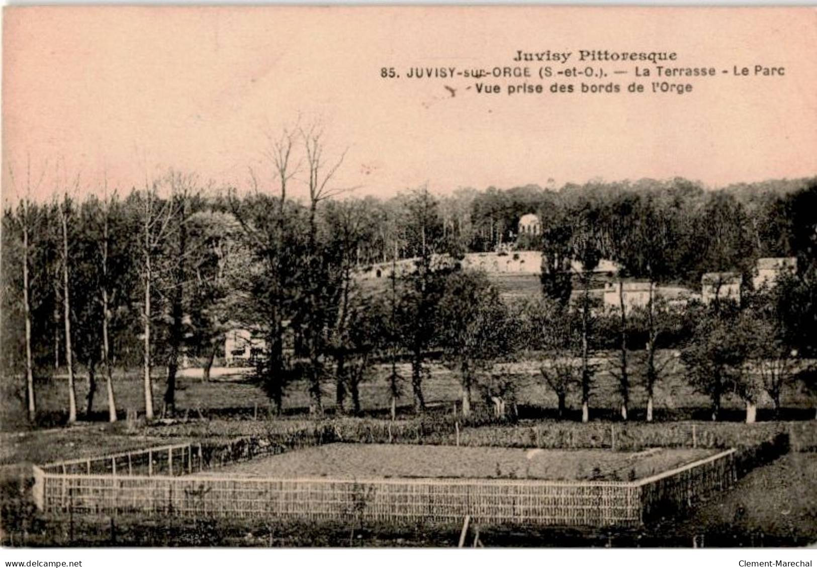 JUVISY-sur-ORGE: La Terrasse, Le Parc, Vue Prise Des Bords De L'orge - Très Bon état - Juvisy-sur-Orge