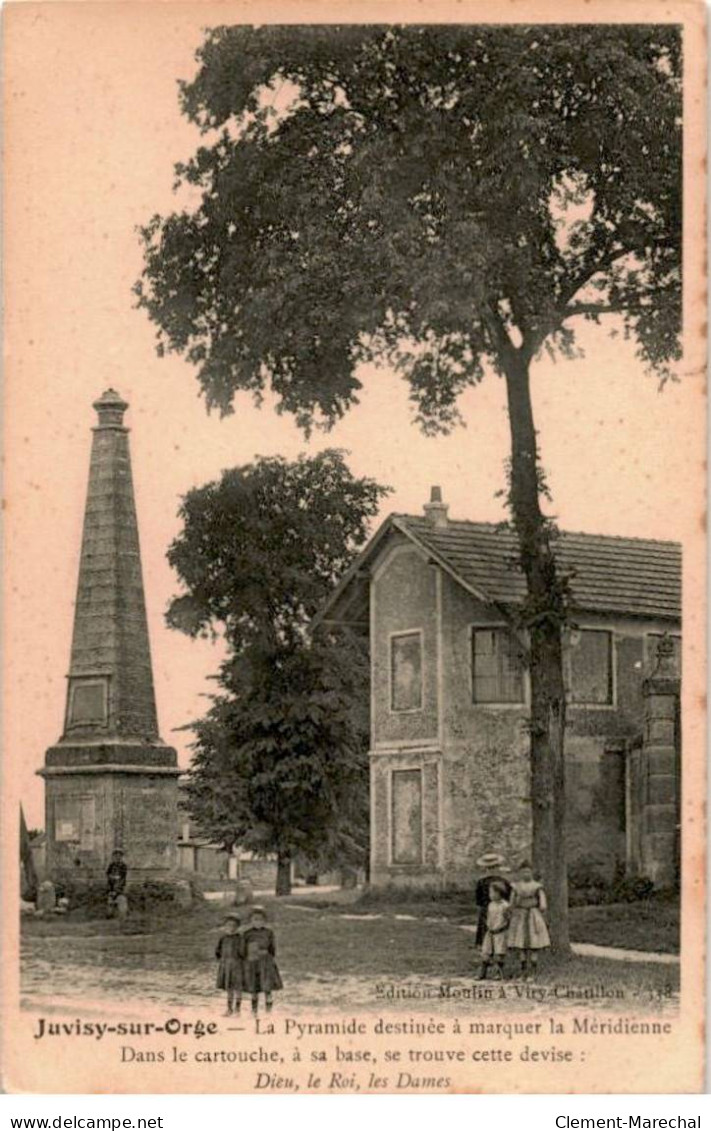 JUVISY-sur-ORGE: La Pyramide Destinée à Marquer La Méridienne - Très Bon état - Juvisy-sur-Orge