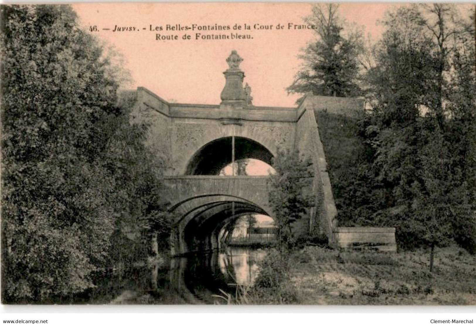 JUVISY-sur-ORGE: Les Belles-fontaines De La Cour De France, Route De Fontainebleau - Très Bon état - Juvisy-sur-Orge