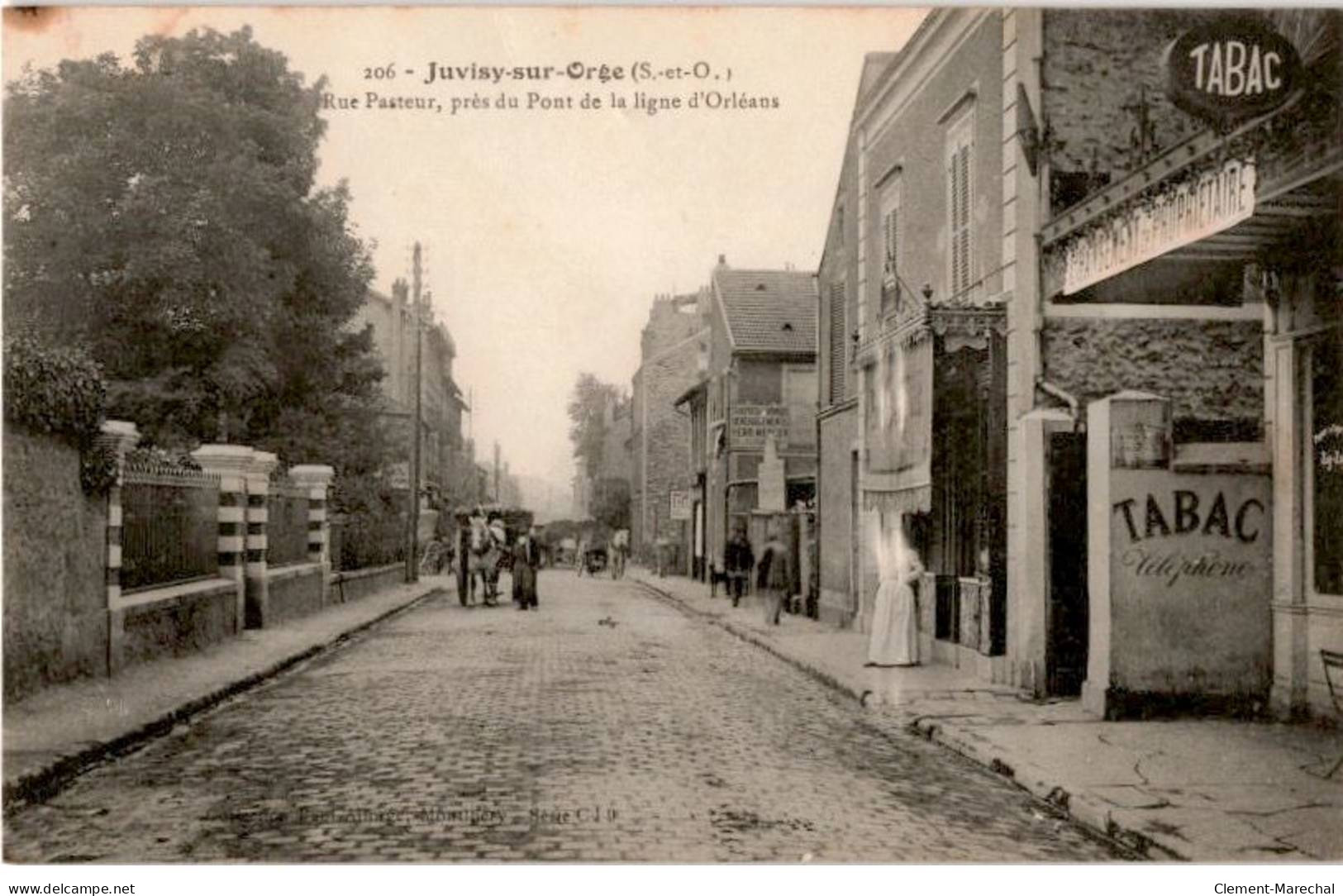 JUVISY-sur-ORGE: Rue Pasteur Près Du Pont De La Ligne D'orléans - Très Bon état - Juvisy-sur-Orge