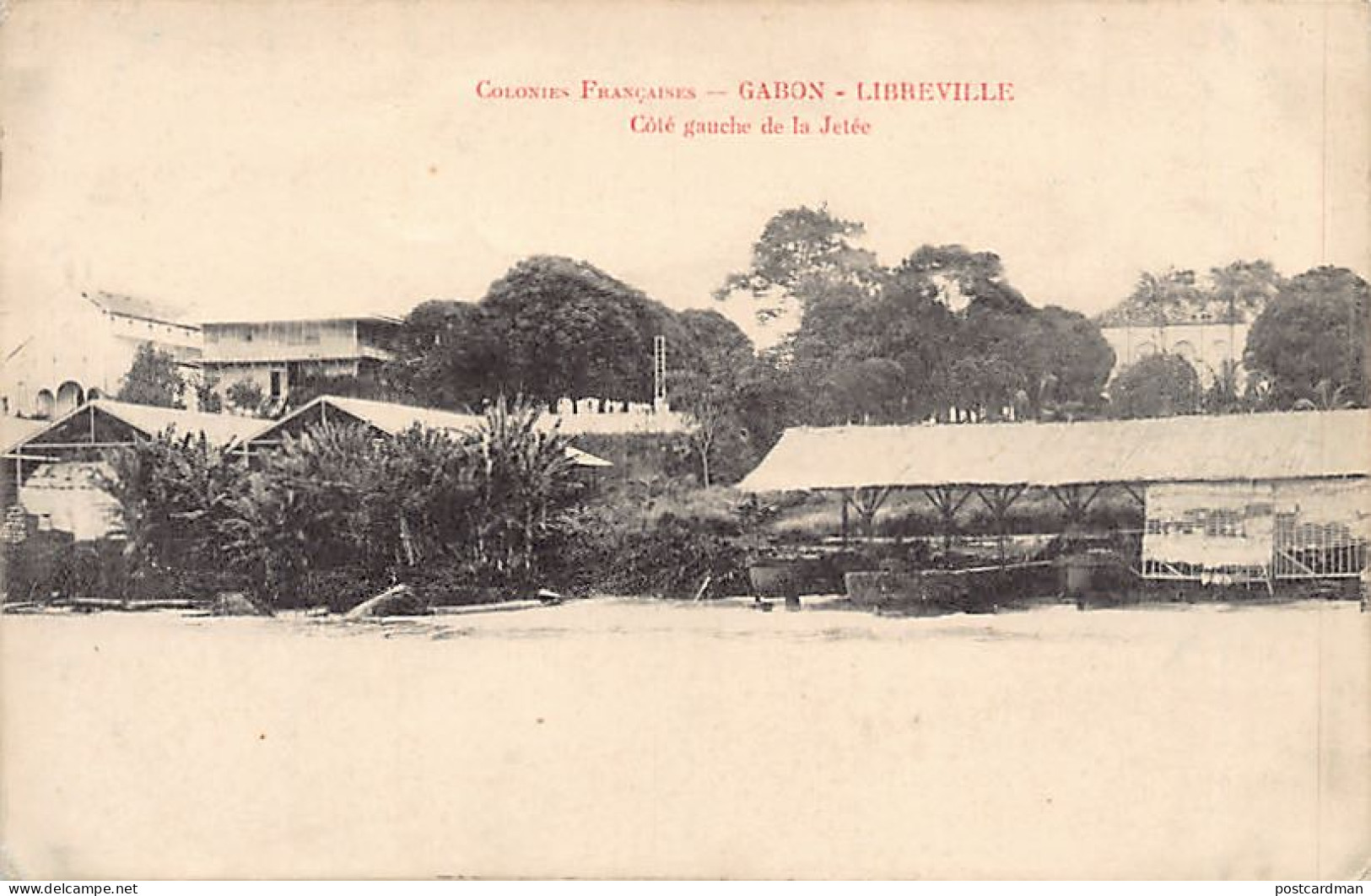 Gabon - LIBREVILLE - Côté Gauche De La Jetée - Ed. Inconnu  - Gabun
