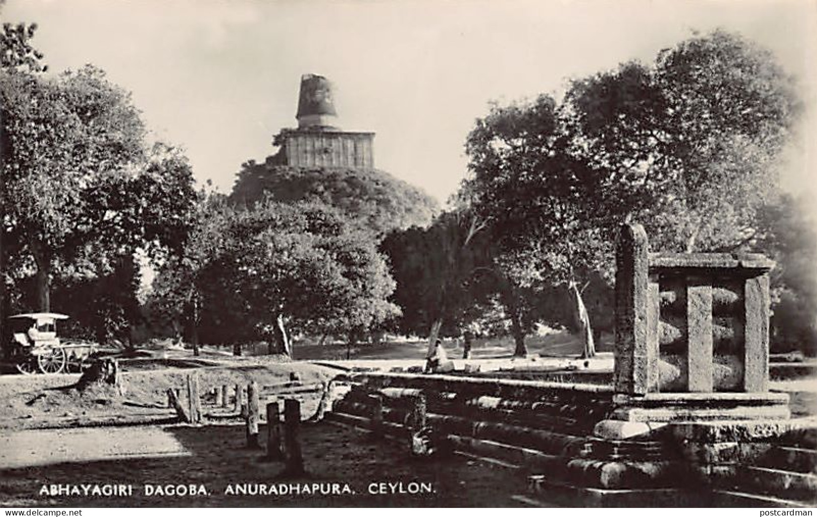 SRI LANKA - ANURADHAPURA - Abhayagiri Dagoba - Publ. Plâté Ltd. 66 - Sri Lanka (Ceylon)