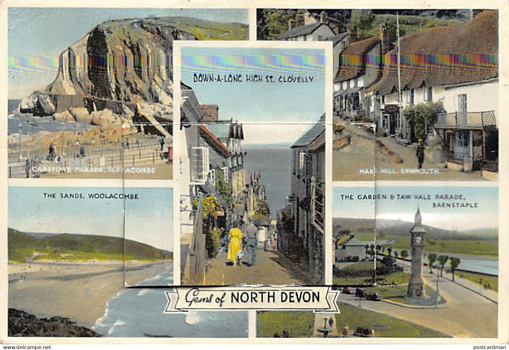 England - Dev - Gems Of NORTH DEVON - Sachet Postcard - Autres & Non Classés