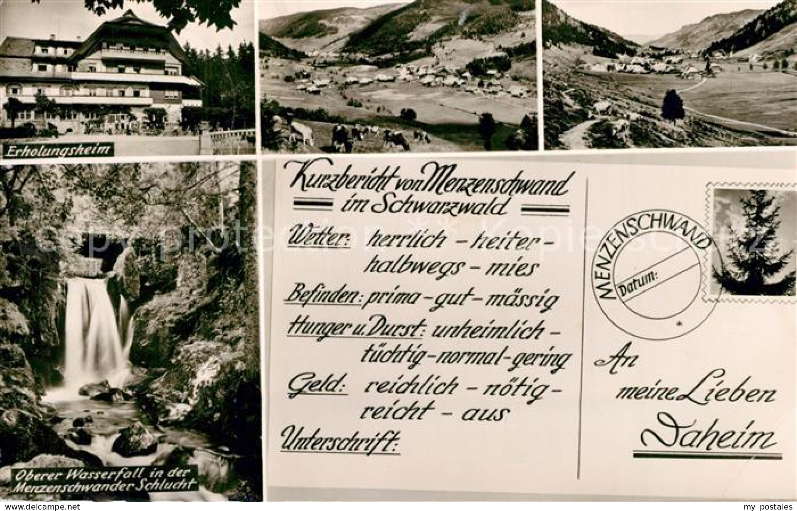 73334152 Menzenschwand Erholungsheim Oberer Wasserfall In Der Menzenschwander Sc - St. Blasien