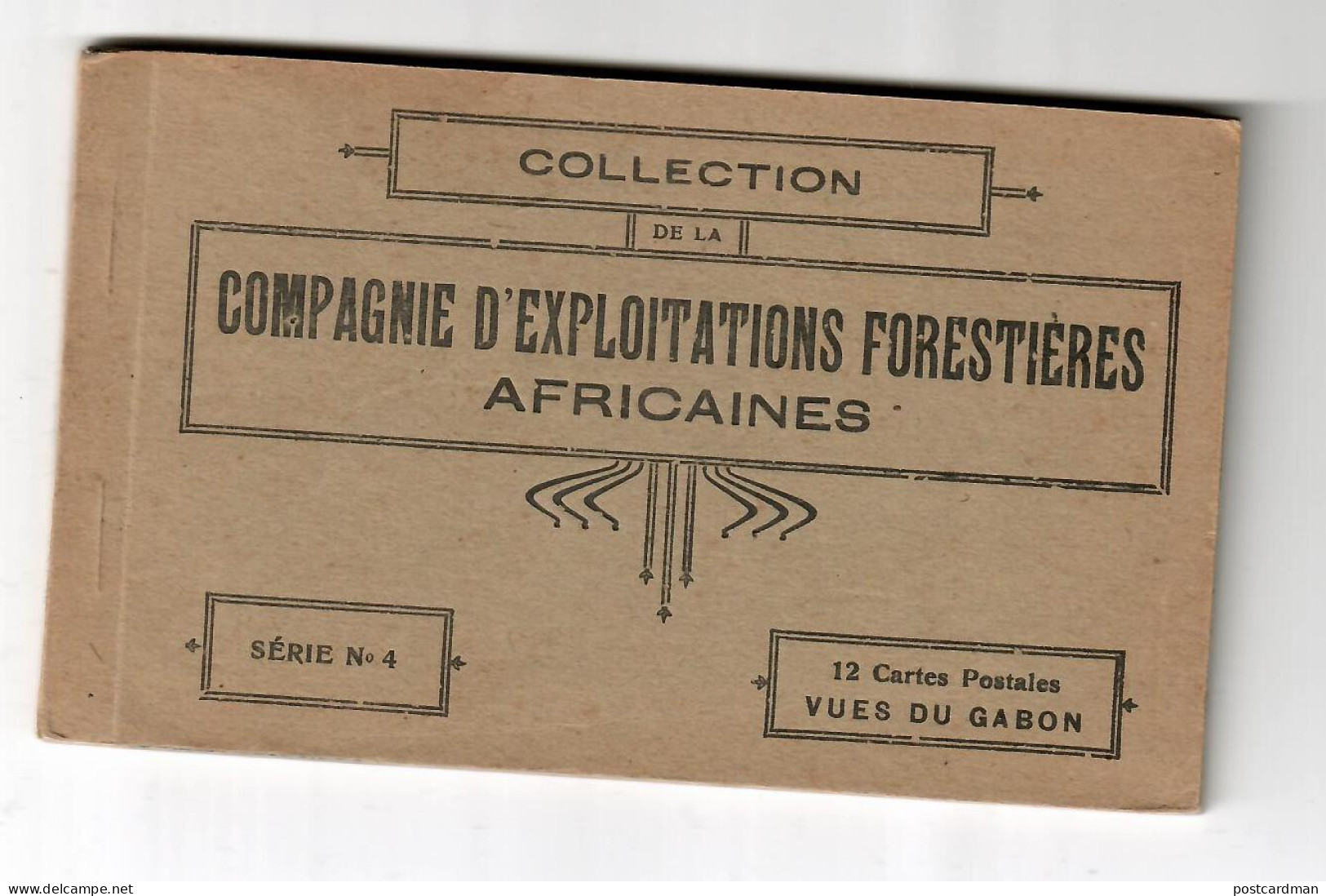 Gabon - Compagnie D'Exploitations Forestières (C.E.F.A.) - Série N°4 - Carnet De 12 Cartes Postales - Ed. C.E.F.A. - Gabon