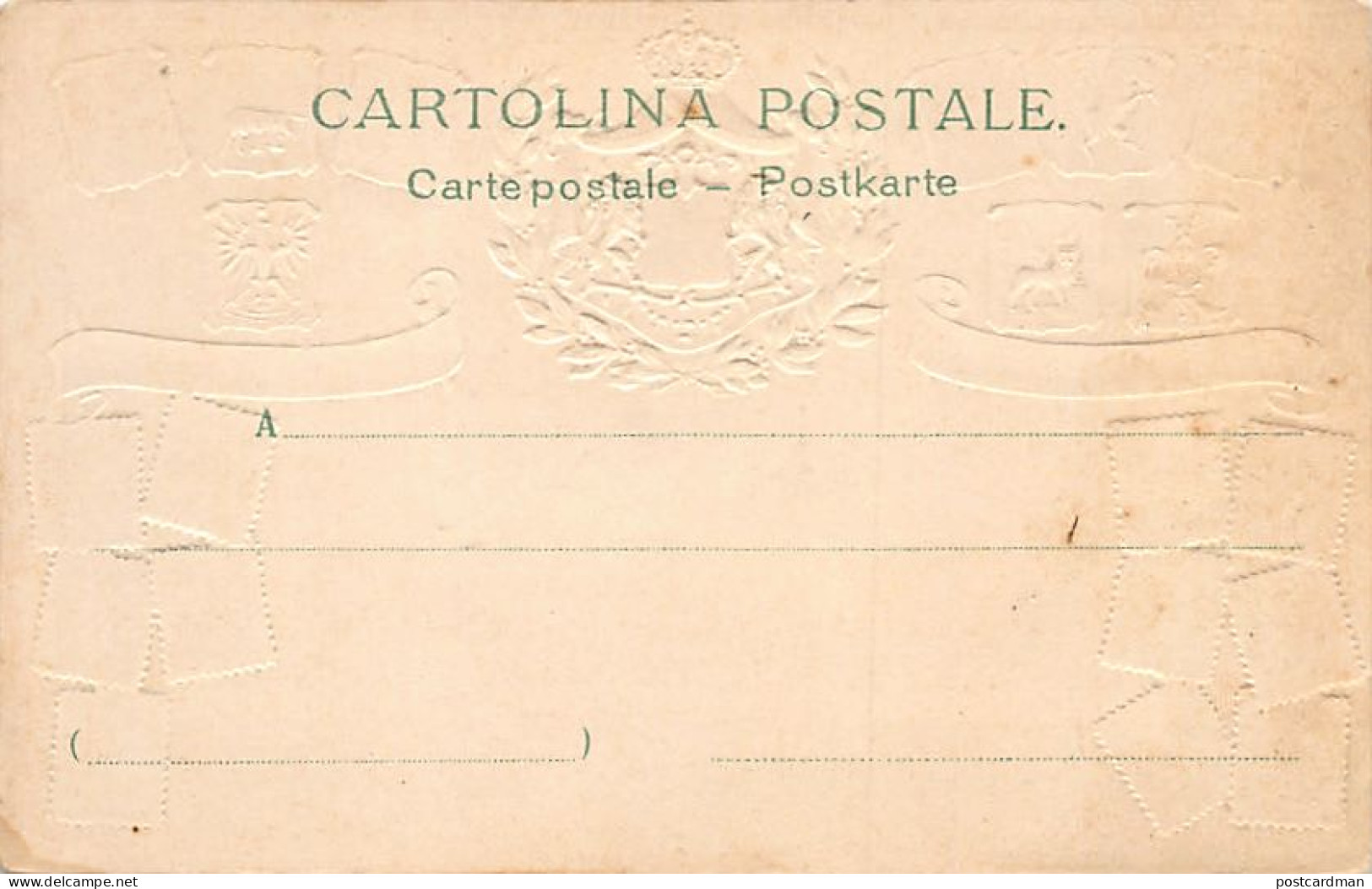 MILANO - Cartolina Filatelica - Panorama - Ed. H. Guggenheim - Milano