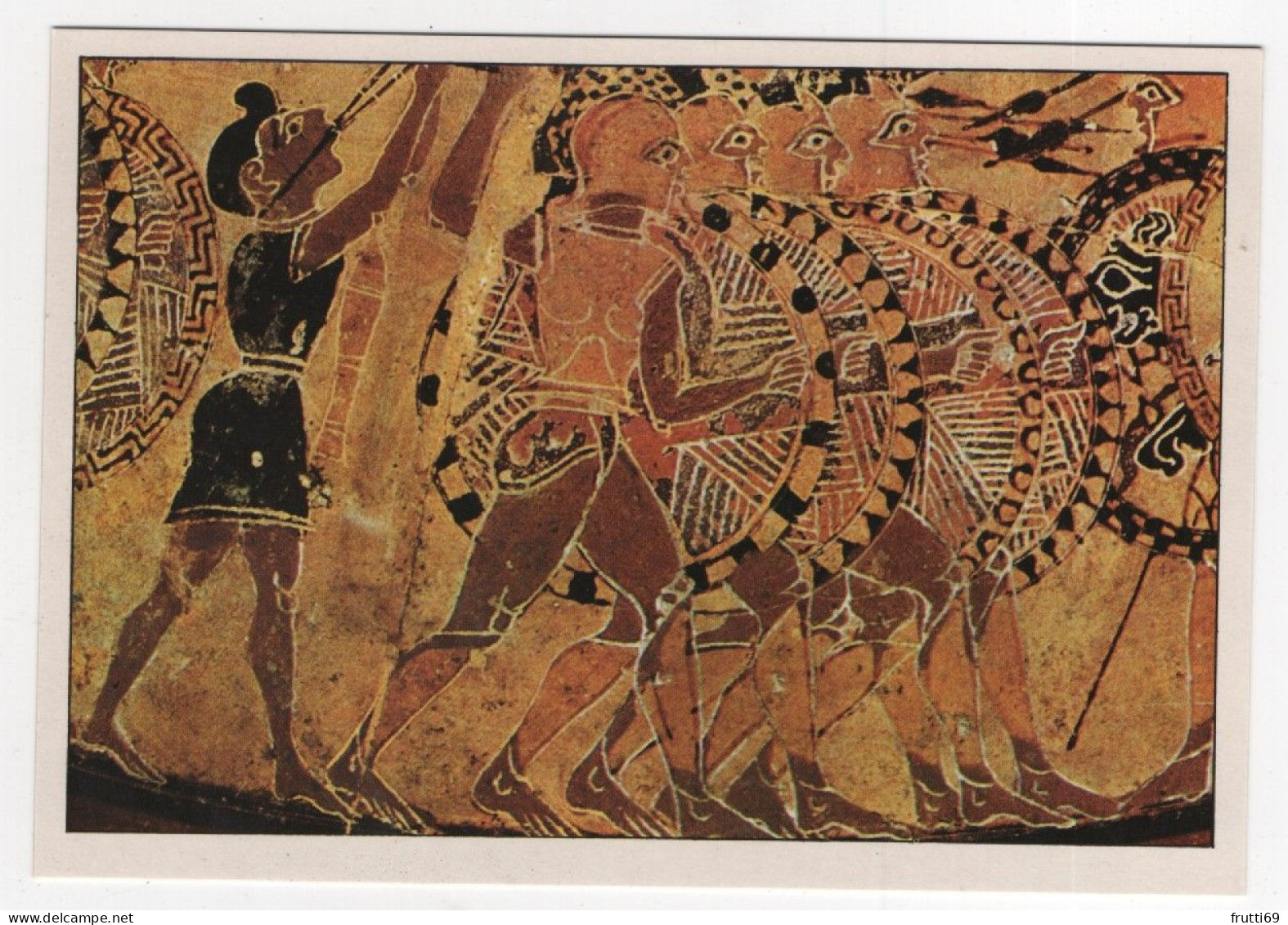 AK 210259 ART / PAINTING ... - Griechische Kunst - Chigikanne Korinth - Gruppe Von Kriegern - Ancient World