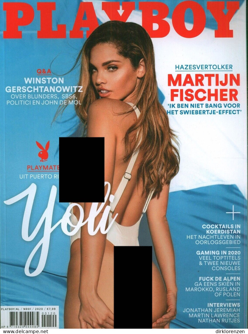 Playboy Magazine Netherlands 2020-01 Yoli Lara Jordy Murray - Non Classés