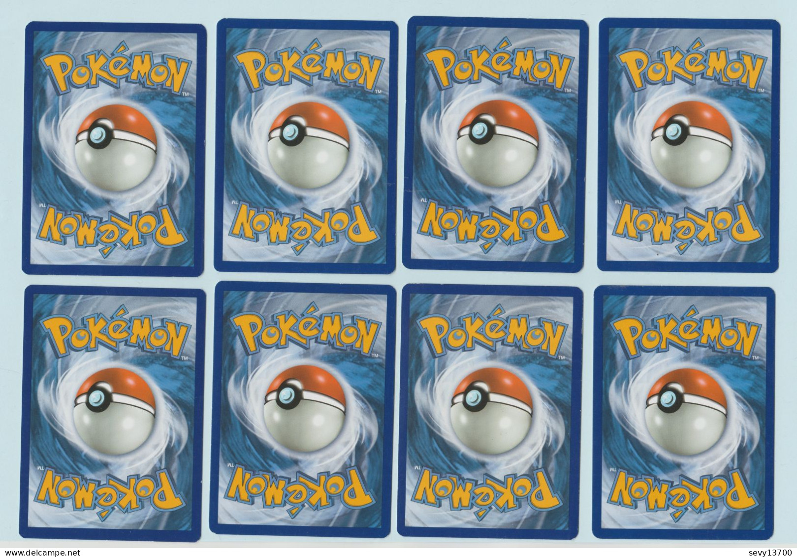8 Cartes Pokémon/  Base : 54/149 44/147 50/111 9/147 22/111 70/145 17/111 Dresseur: 134/149  (lot 22) - Lots & Collections