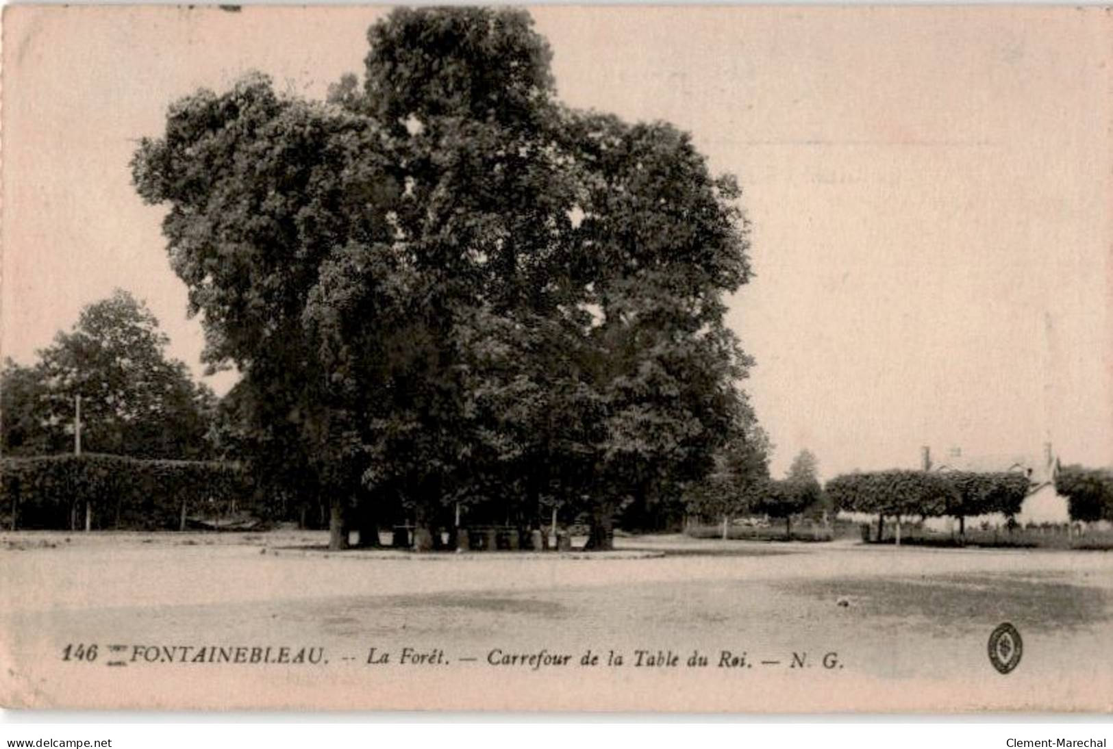 FONTAINEBLEAU: La Forêt Carrefour De La Table Du Roi - Très Bon état - Fontainebleau