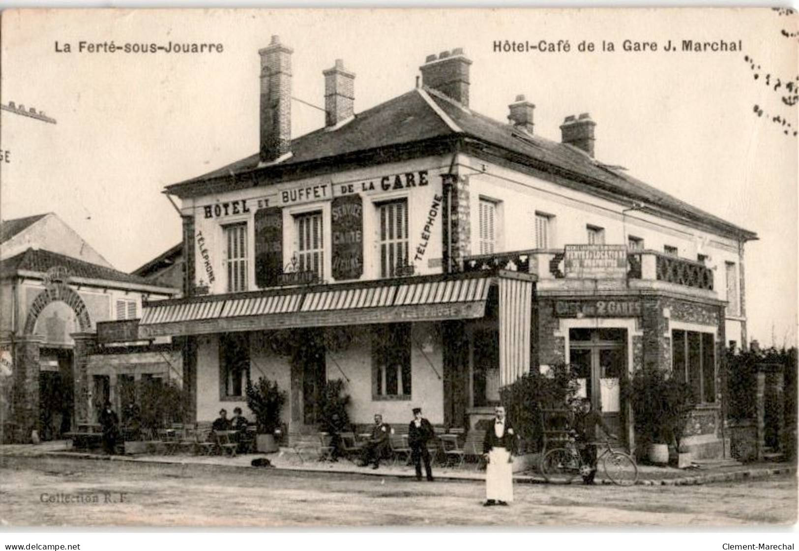 LA FERTE SOUS JOUARRE: Hôtel-café De La Gare J. Marchal - Très Bon état - La Ferte Sous Jouarre