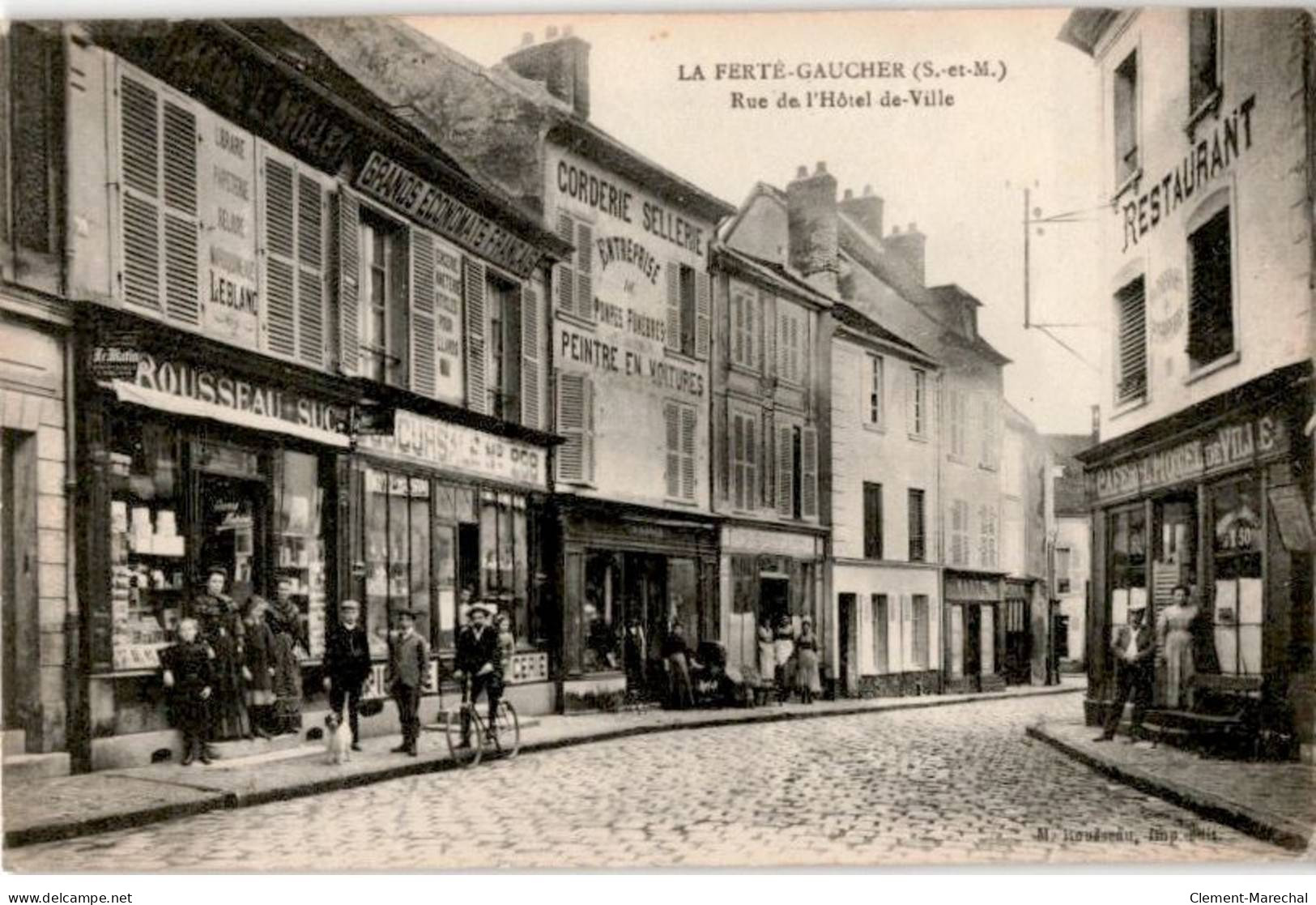 LA FERTE GAUCHER: Rue De L'hôtel-de-ville - Très Bon état - La Ferte Gaucher