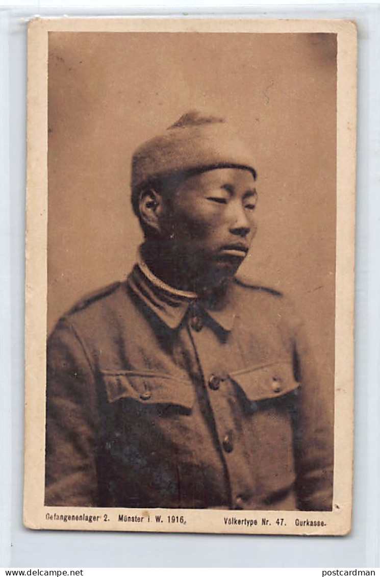 Nepal - WORLD WAR ONE - Gurkha Prisoner Of War In German P.O.W. Camp 2 (Münster I. W., Germany) - Nepal