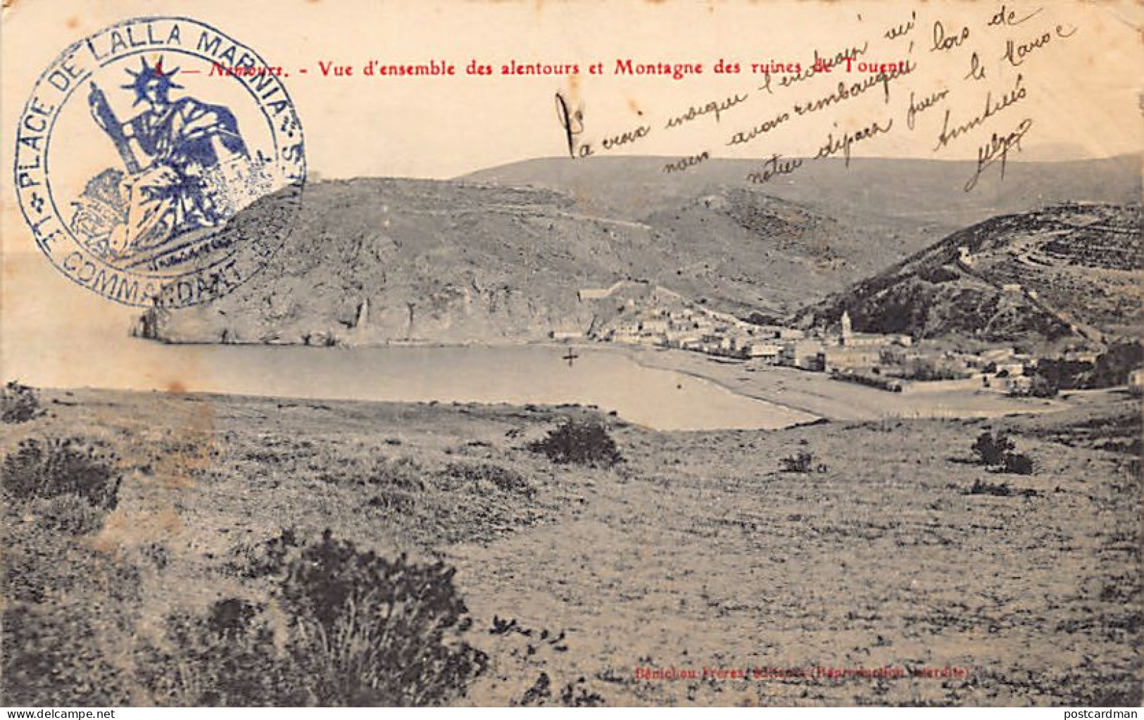 Algérie - NEMOURS Ghazaouet - Vue D'ensemble Des Alentours Et Montagne Des Ruines De Touent - Ed. Bénichou Frères  - Other & Unclassified