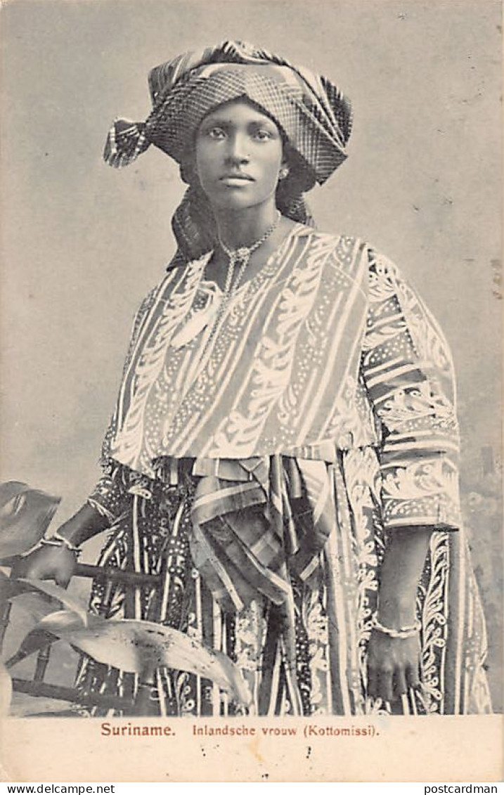 SURINAME - Inlandsche Vrouw (Kottomissi) - Native Woman - Uitg. Klein 11 - Surinam