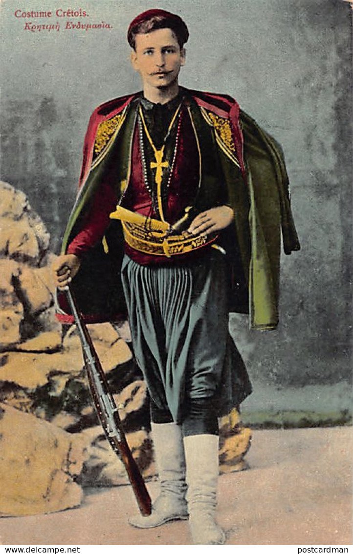 Crete - Cretan Costume - Publ. E. G. Athanasiades  - Griechenland