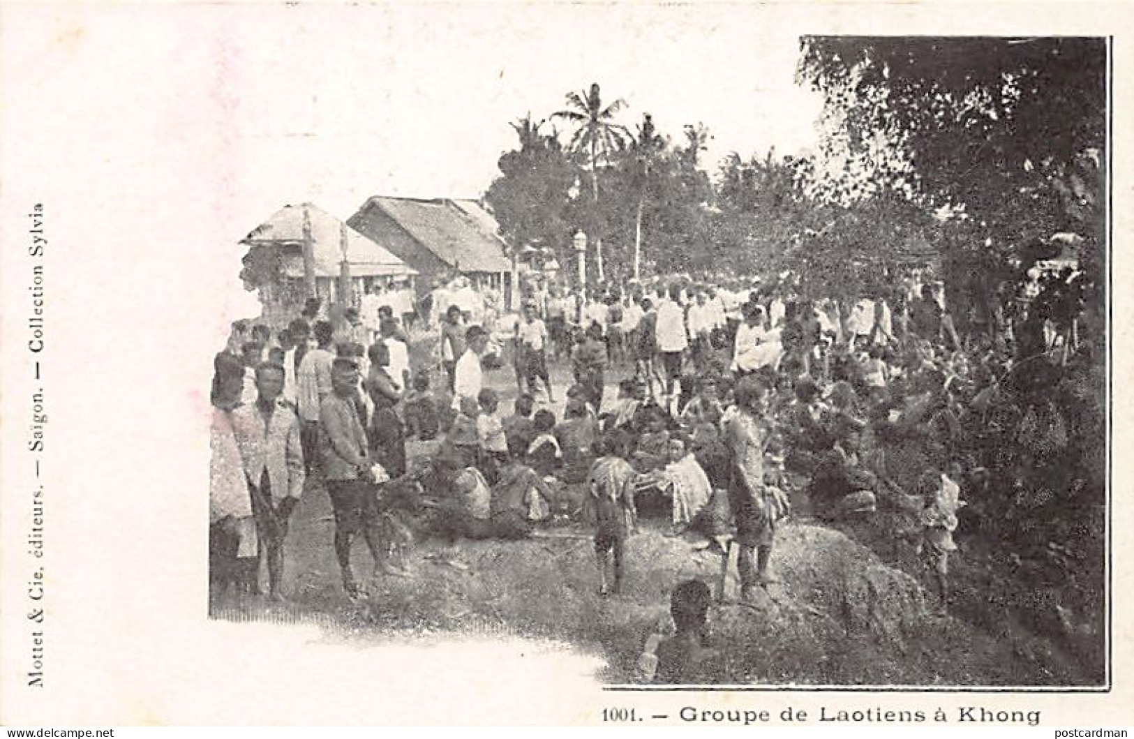 Laos - Groupe De Laotiens à Khong - Ed. Mottet & Cie 1001 - Laos