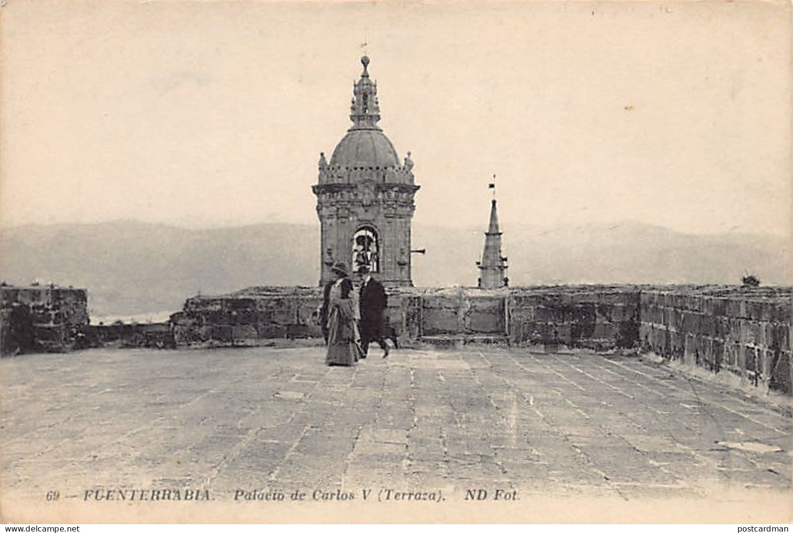 España - FUENTERRABIA - Palacio De Carlos V (Terraza) - Ed. Neurdein ND Phot. 69 - Autres & Non Classés