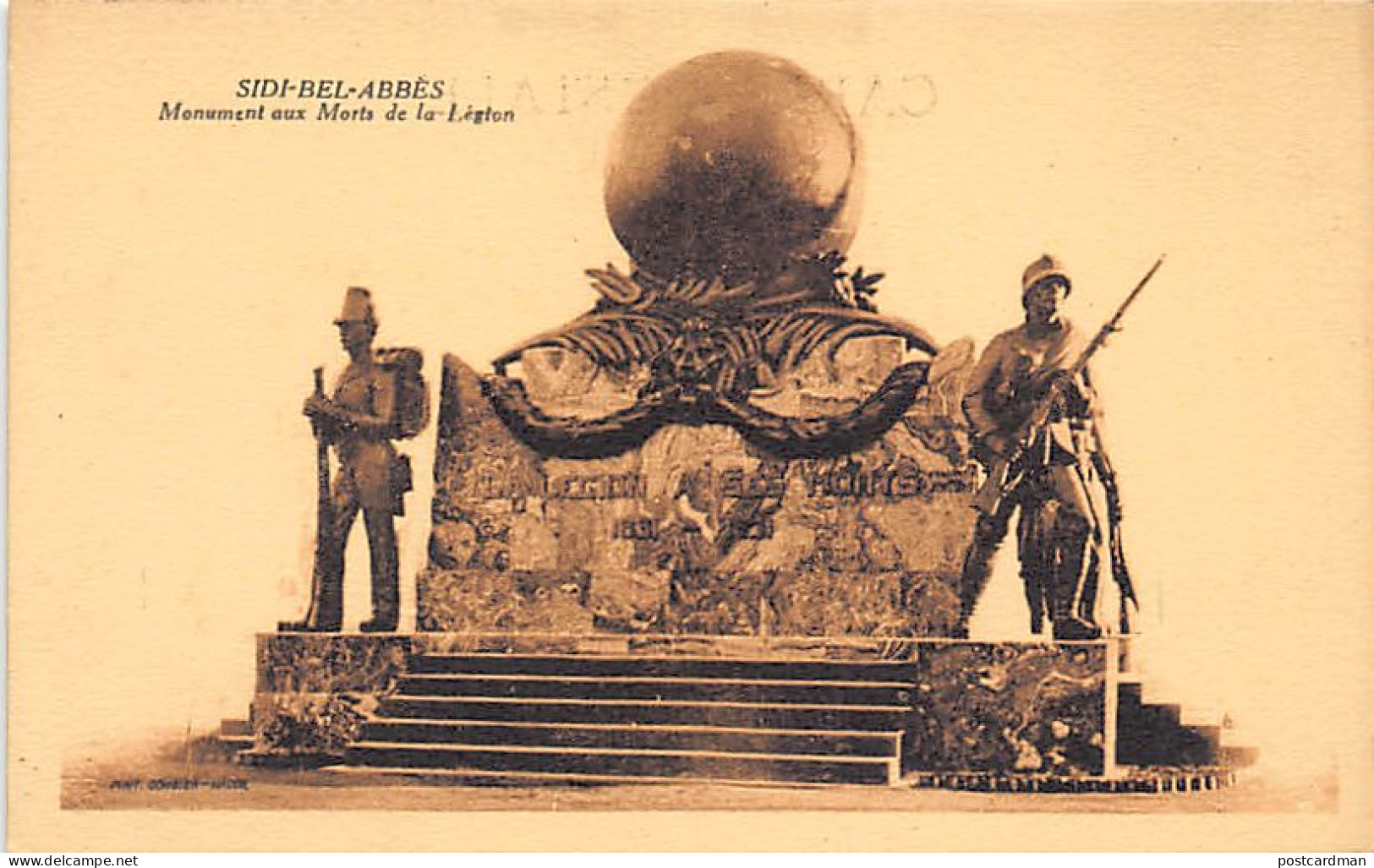 Algérie - SIDI BEL ABBÈS - Monument Aux Morts De La Légion Etrangère - Ed. Combi - Sidi-bel-Abbes