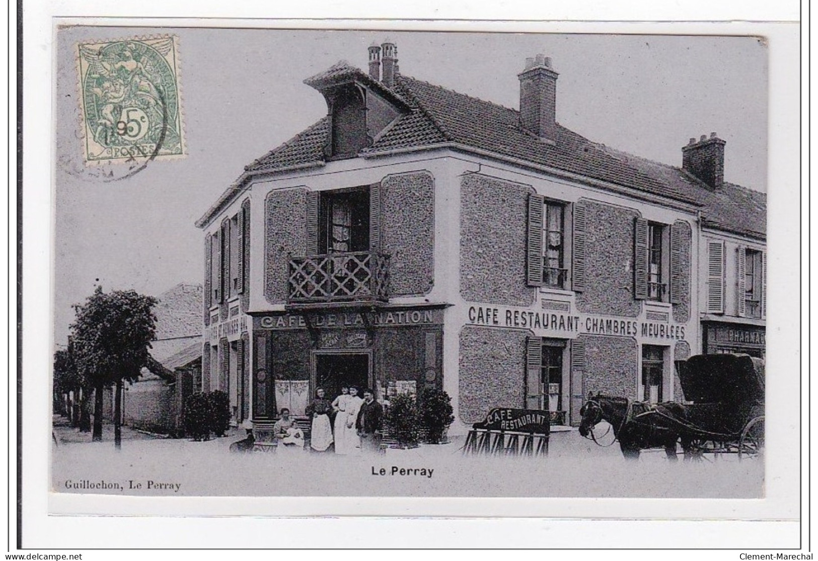 LE PERRAY : Cafe De La Nation, Café Restaurant Chambres Meublées - Tres Bon Etat - Le Perray En Yvelines