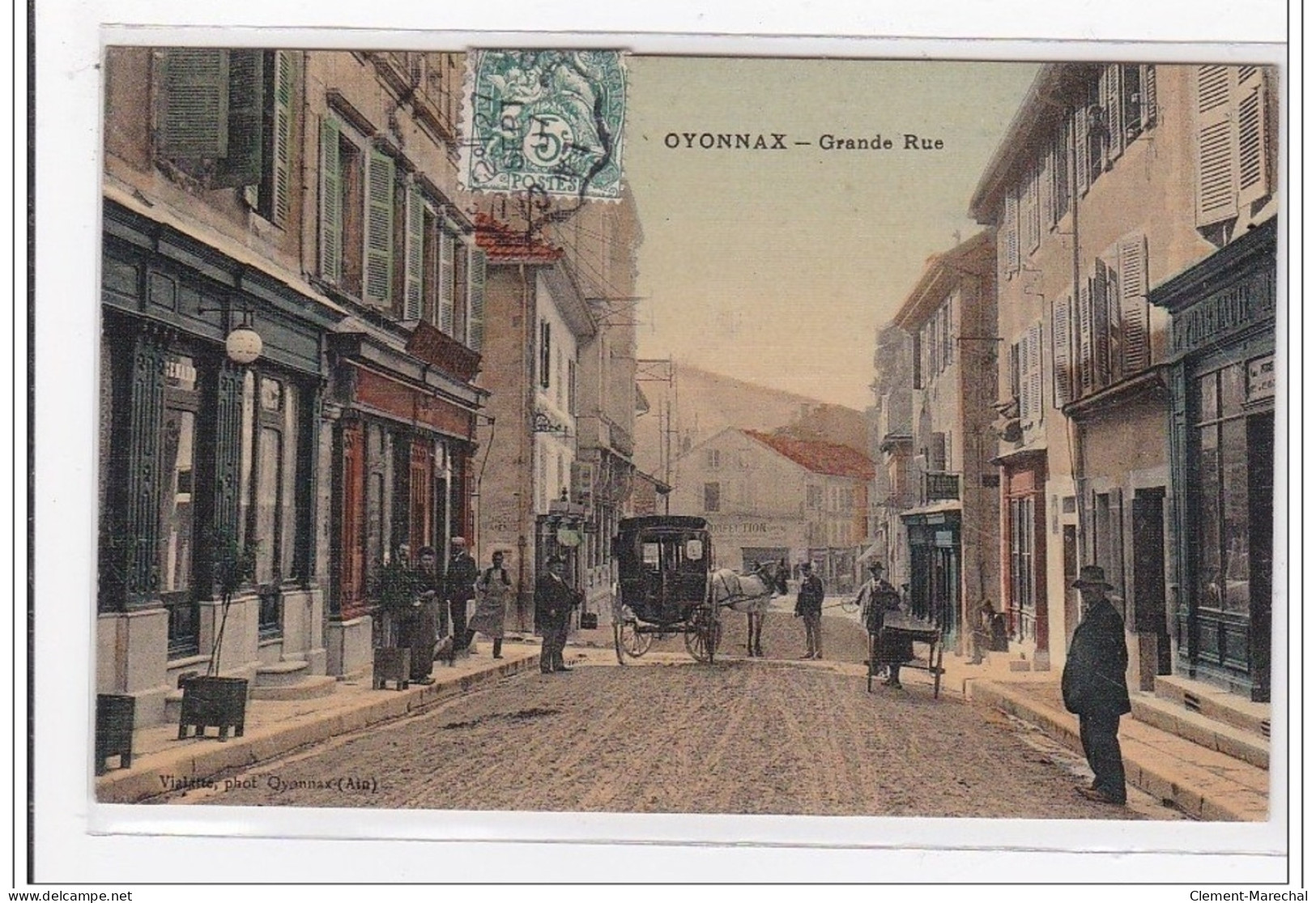 FRANCE : OYONNAX : Grande Rue (toillée) - Très Bon état - Oyonnax
