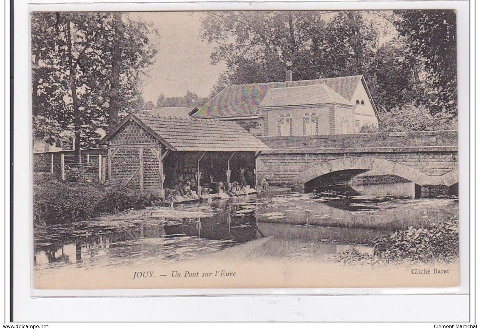 JOUY : Un Pont Sur L'eure - Tres Bon Etat - Jouy