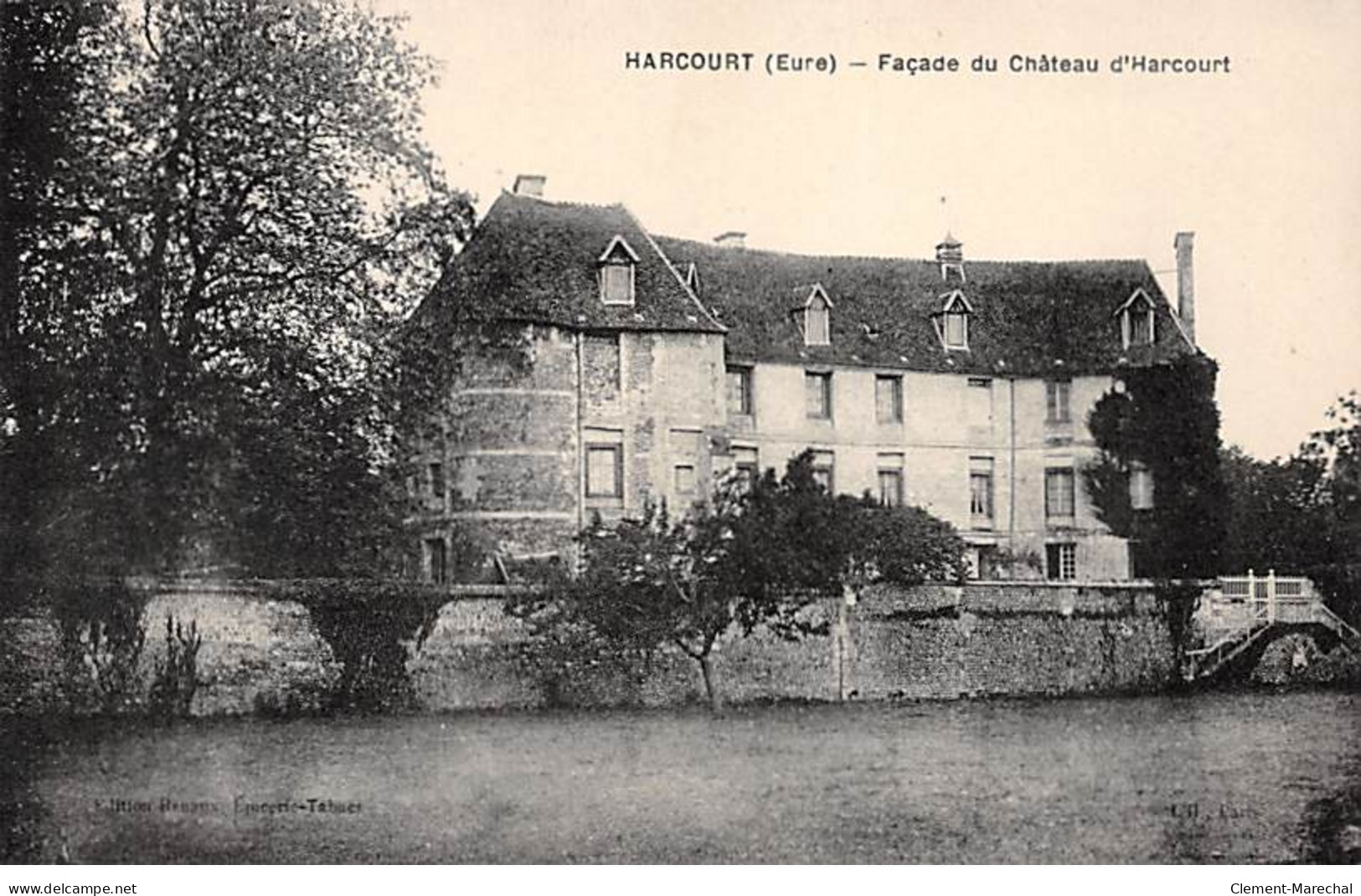 HARCOURT - Façade Du Château D'Harcourt - Très Bon état - Harcourt