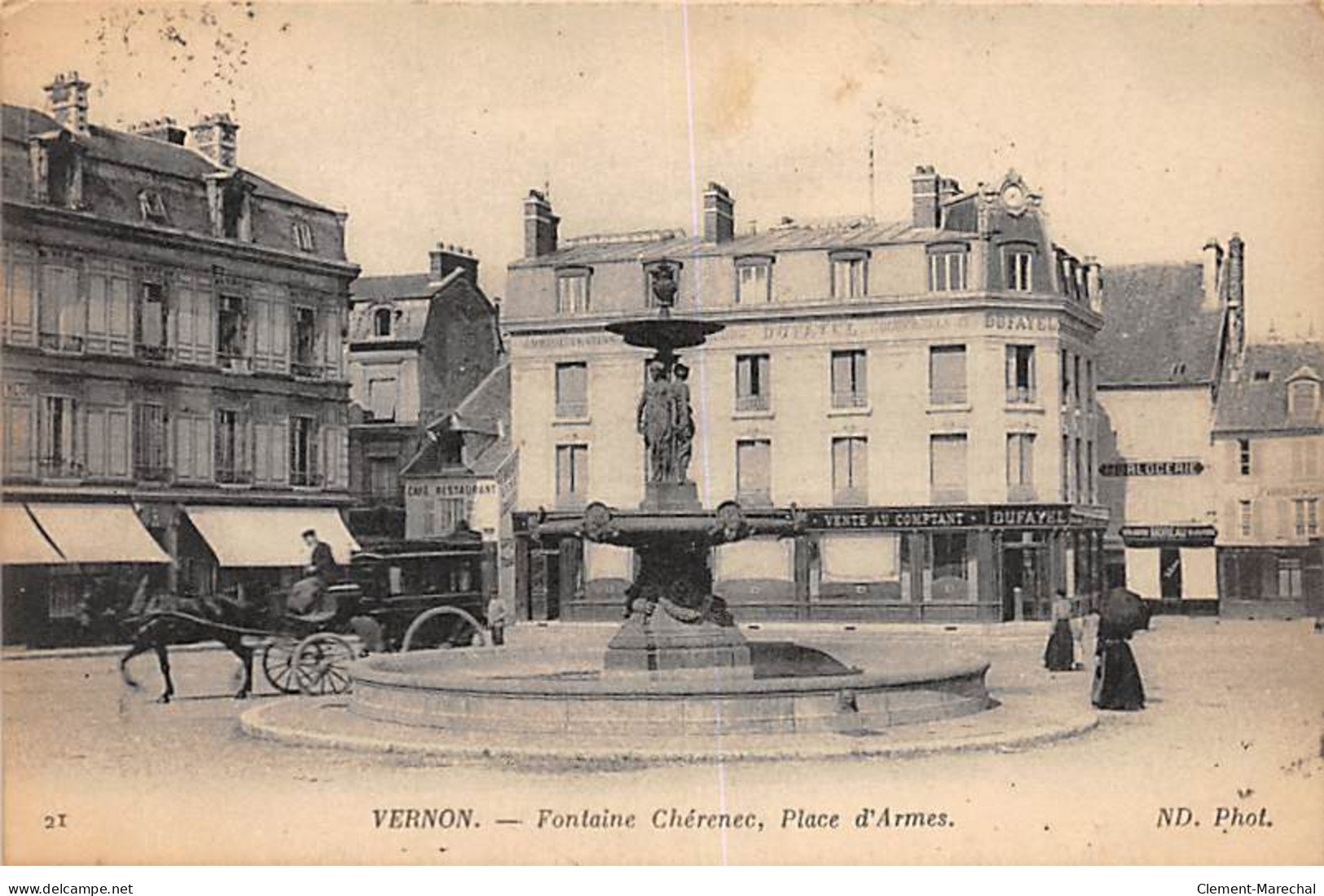 VERNON - Fontaine Chérenec, Place D'Armes - Très Bon état - Vernon