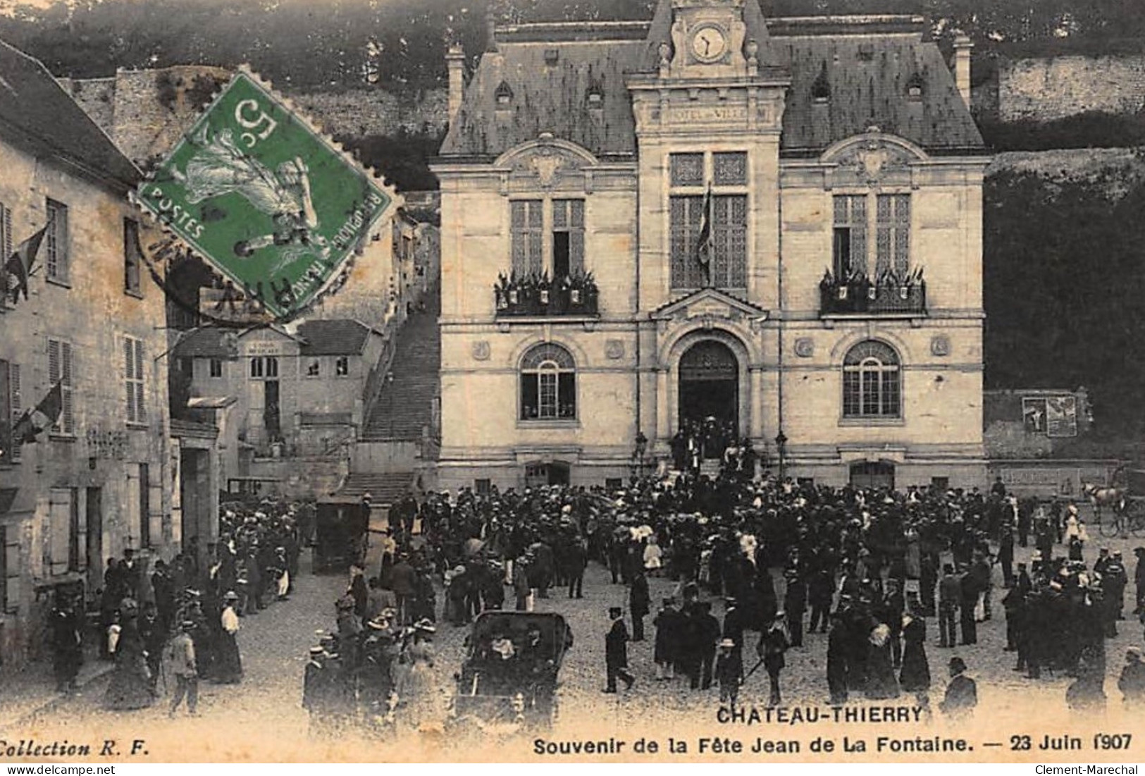 CHATEAU-THIERRY : Souvenir De La Fete Jean De La Fontaine 23 Juin 1907 - Etat - Chateau Thierry