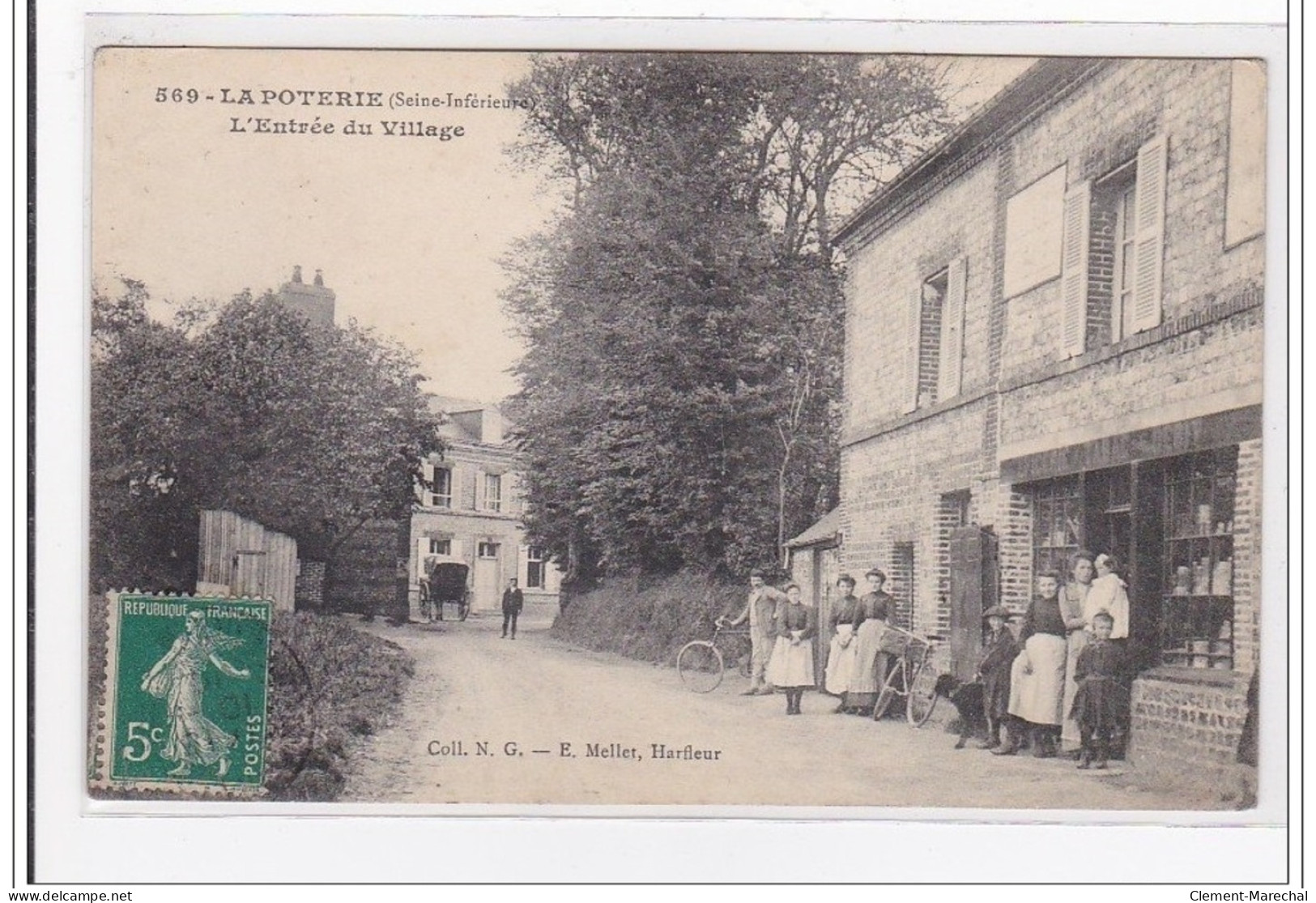 LA POTERIE : L'entrée Du Village - Tres Bon Etat - Sonstige & Ohne Zuordnung