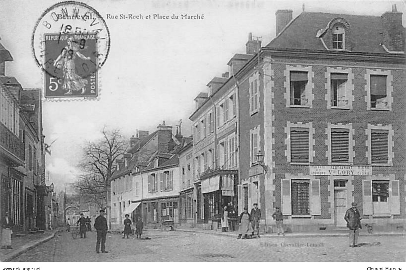 BONNEVAL - Rue Saint Roch Et Place Du Marché - Très Bon état - Bonneval